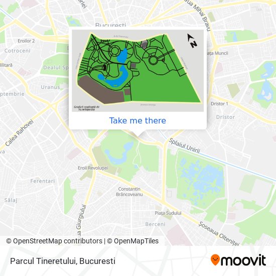 Parcul Tineretului map