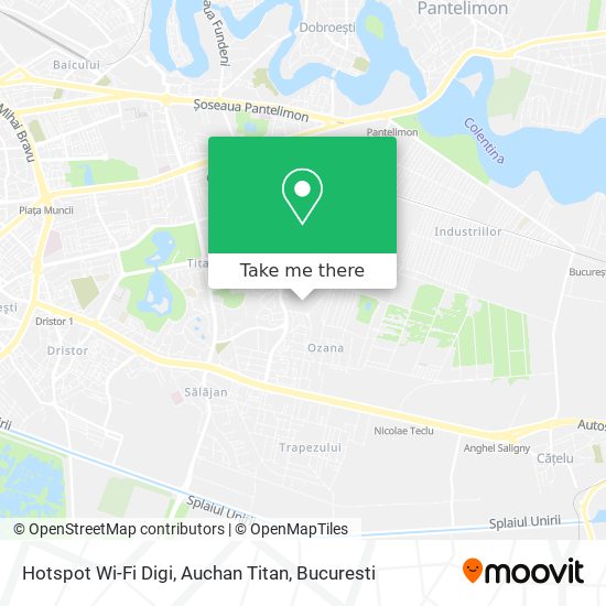Hotspot Wi-Fi Digi, Auchan Titan map