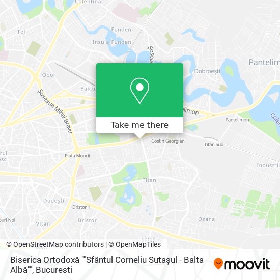 Biserica Ortodoxă ""Sfântul Corneliu Sutașul - Balta Albă"" map