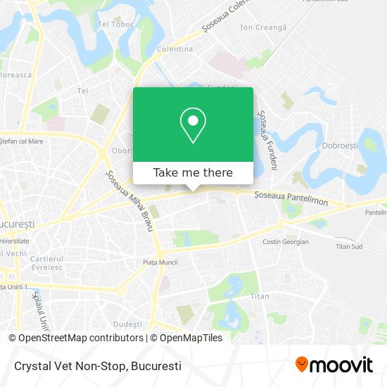 Crystal Vet Non-Stop map