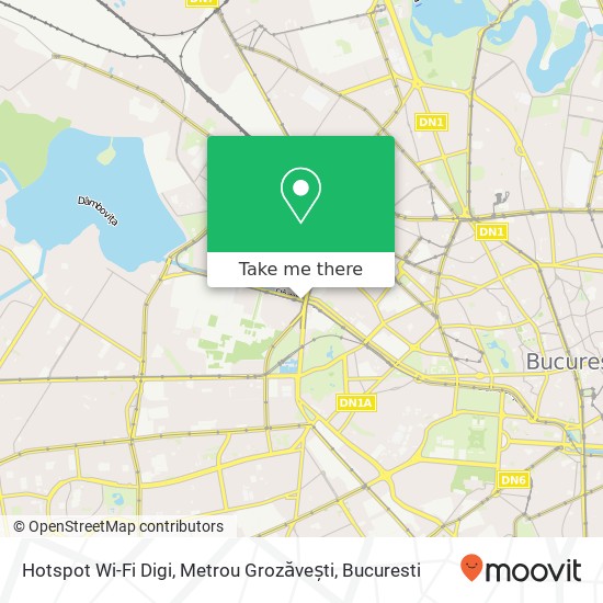Hotspot Wi-Fi Digi, Metrou Grozăvești map