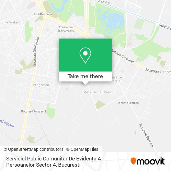 Serviciul Public Comunitar De Evidență A Persoanelor Sector 4 map