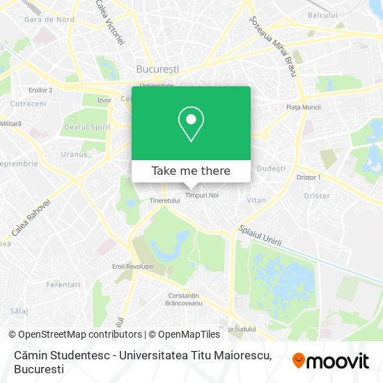 Cămin Studentesc - Universitatea Titu Maiorescu map