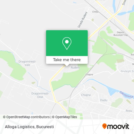 Alloga Logistics map