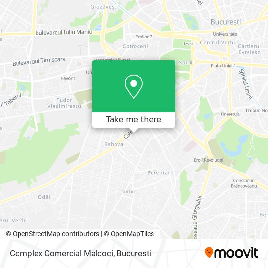 Complex Comercial Malcoci map