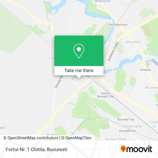 Fortul Nr. 1 Chitila map