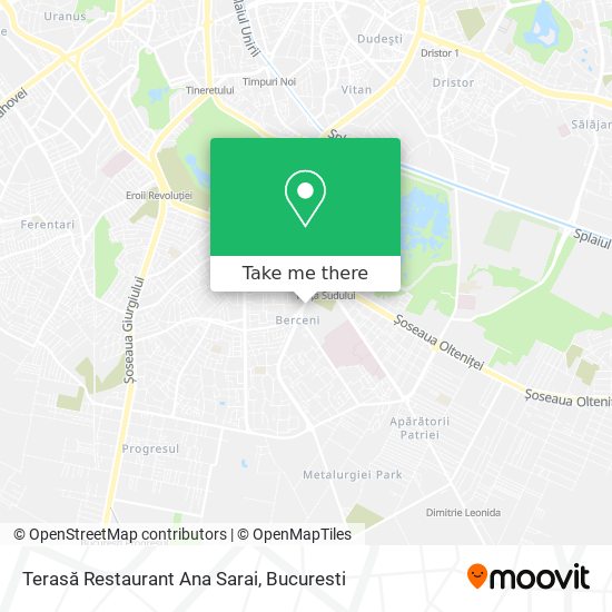 Terasă Restaurant Ana Sarai map