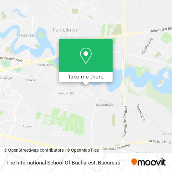 The International School Of Bucharest map