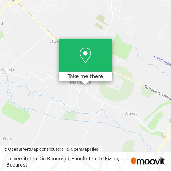 Universitatea Din București, Facultatea De Fizică map