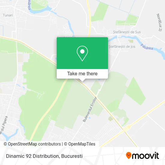 Dinamic 92 Distribution map