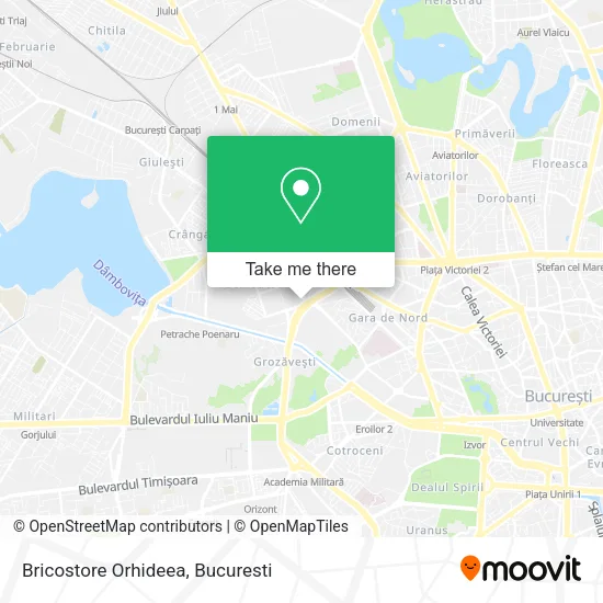 Bricostore Orhideea map