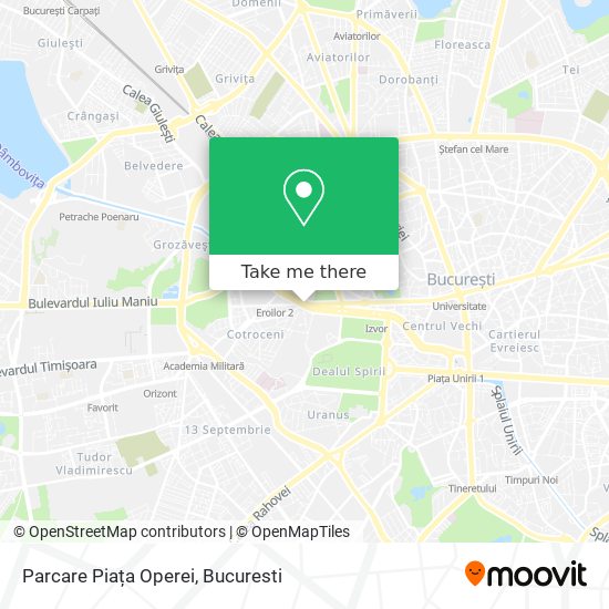 Parcare Piața Operei map