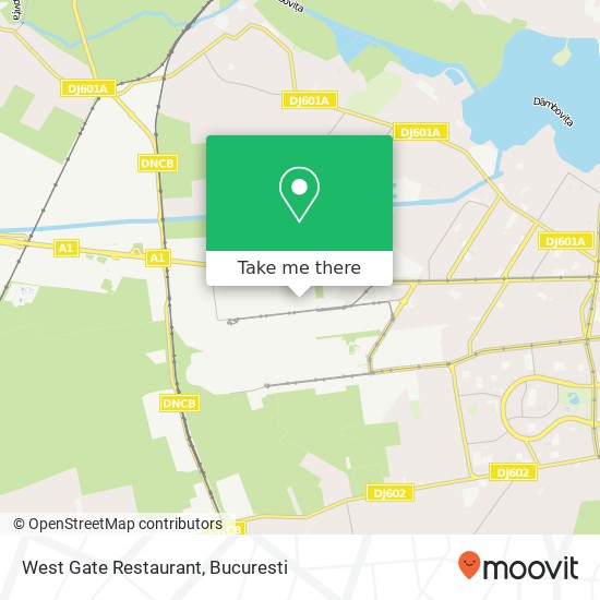 West Gate Restaurant map