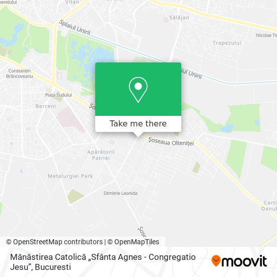 Mănăstirea Catolică „Sfânta Agnes - Congregatio Jesu” map