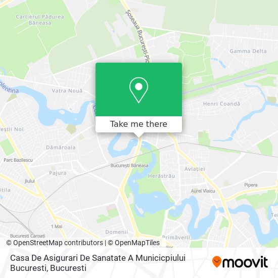 Casa De Asigurari De Sanatate A Municicpiului Bucuresti map