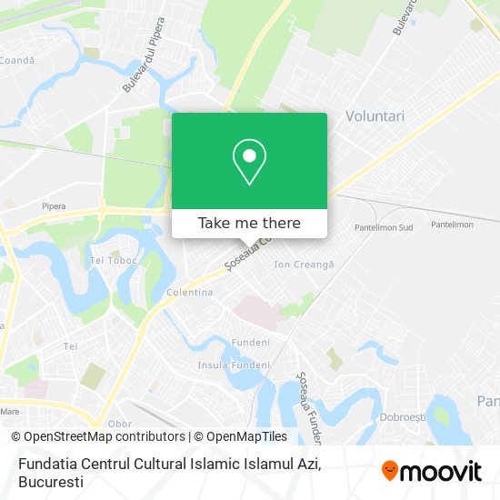 Fundatia Centrul Cultural Islamic Islamul Azi map