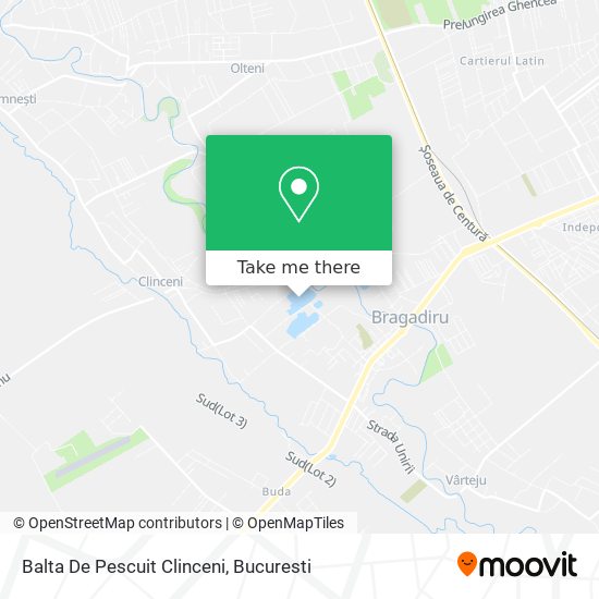 Balta De Pescuit Clinceni map