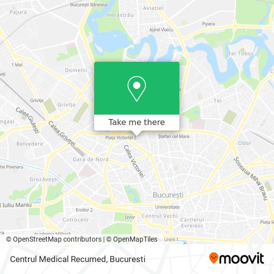 Centrul Medical Recumed map