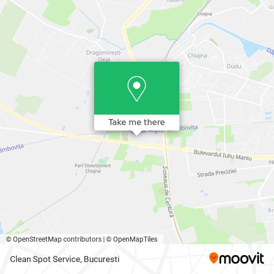Clean Spot Service map