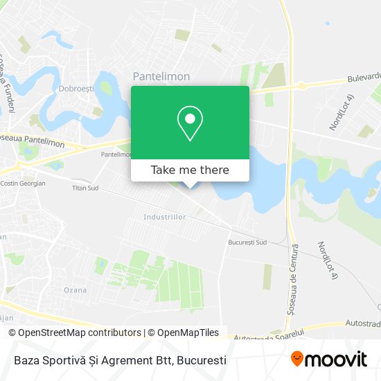 Baza Sportivă Și Agrement Btt map