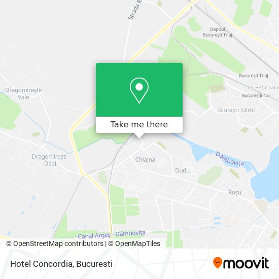 Hotel Concordia map