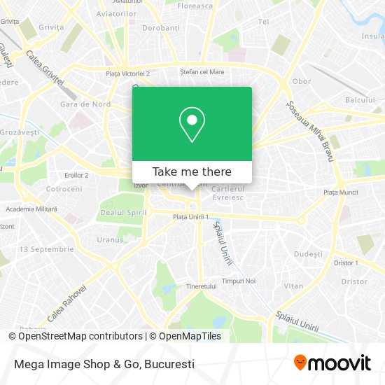 Mega Image Shop & Go map
