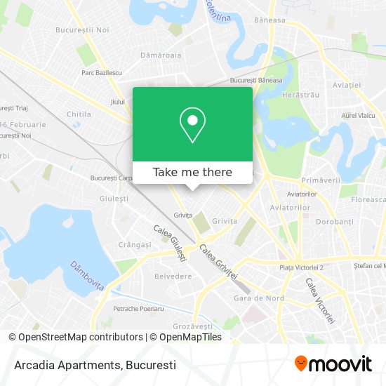 Arcadia Apartments map