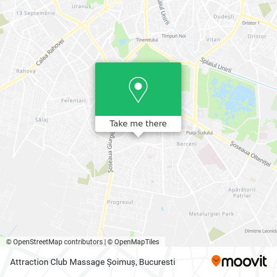 Attraction Club Massage Șoimuș map