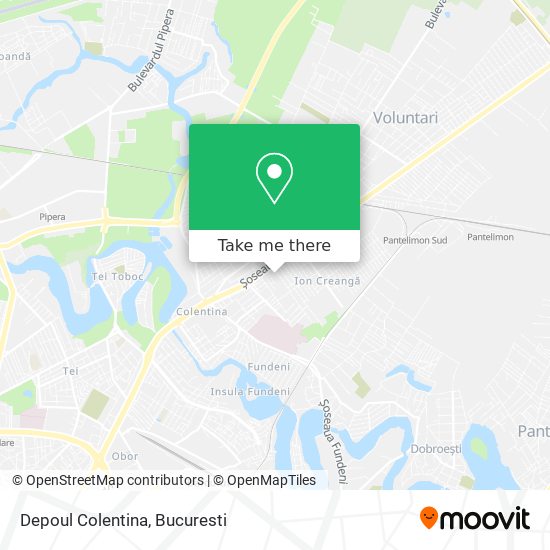 Depoul Colentina map