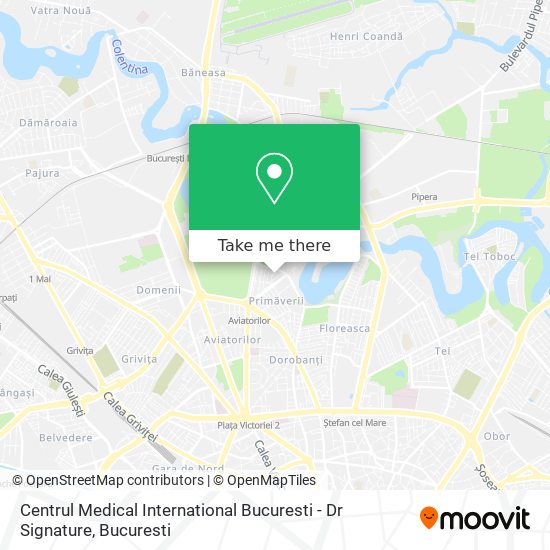 Centrul Medical International Bucuresti - Dr Signature map