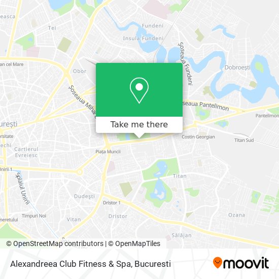 Alexandreea Club Fitness & Spa map