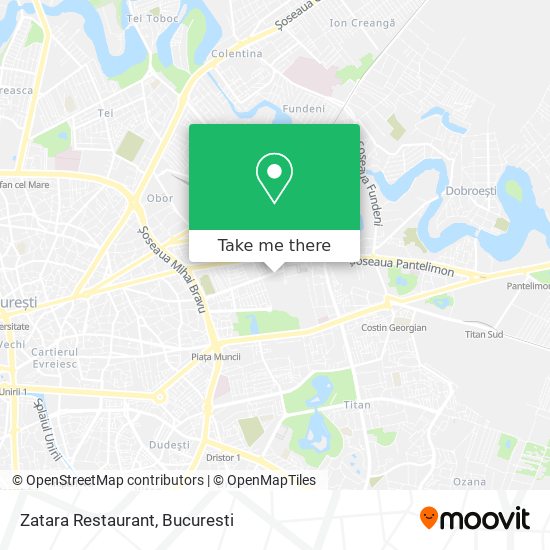Zatara Restaurant map