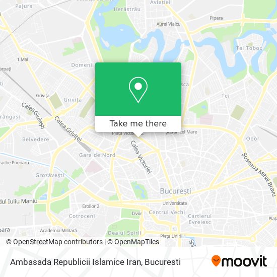 Ambasada Republicii Islamice Iran map