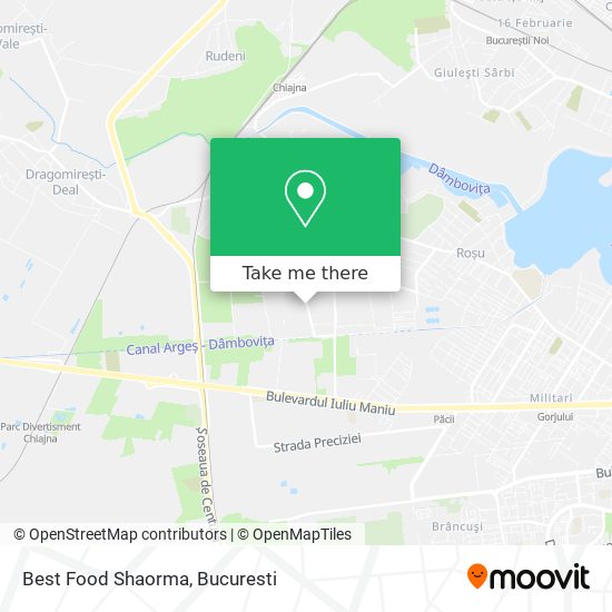 Best Food Shaorma map