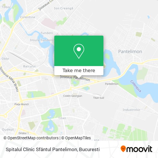 Spitalul Clinic Sfântul Pantelimon map