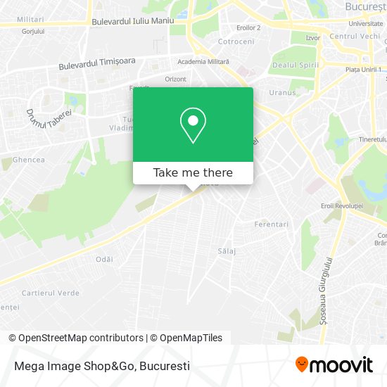 Mega Image Shop&Go map