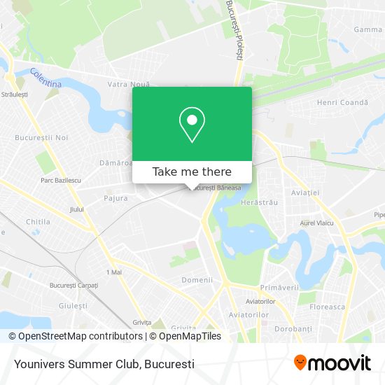 Younivers Summer Club map