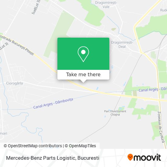 Mercedes-Benz Parts Logistic map