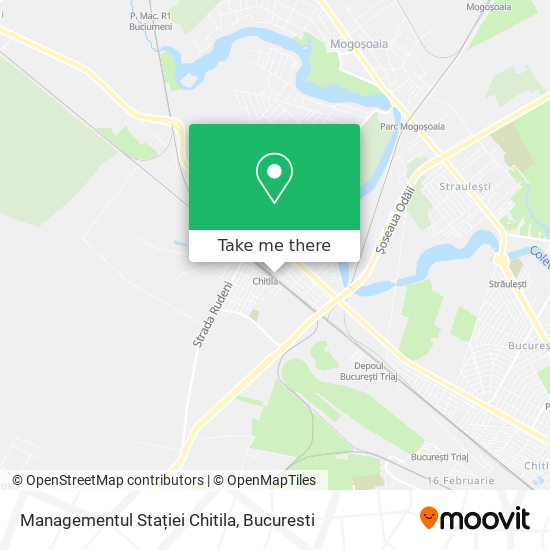 Managementul Stației Chitila map