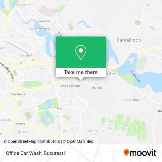 Office Car Wash map