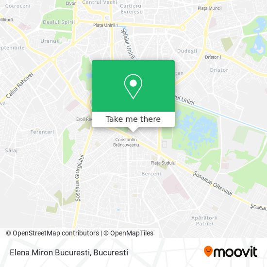 Elena Miron Bucuresti map