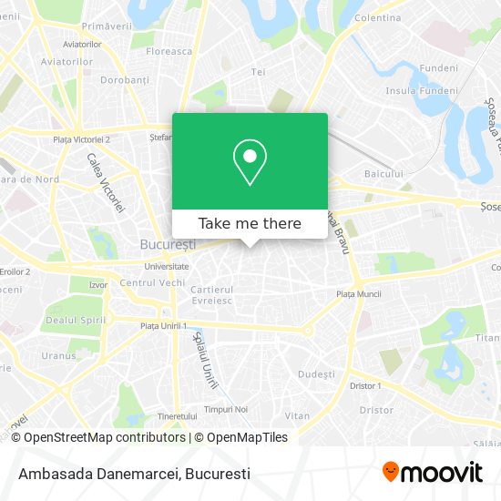 Ambasada Danemarcei map