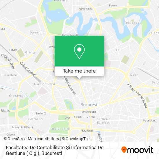 Facultatea De Contabilitate Și Informatica De Gestiune ( Cig ) map