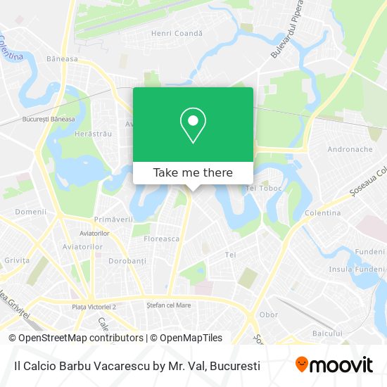 Il Calcio Barbu Vacarescu by Mr. Val map
