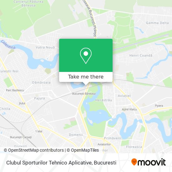 Clubul Sporturilor Tehnico Aplicative map
