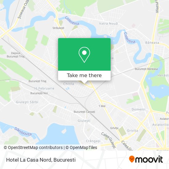 Hotel La Casa Nord map