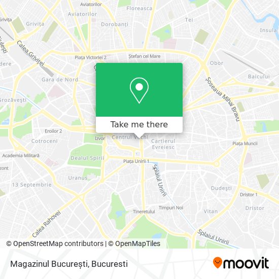 Magazinul București map
