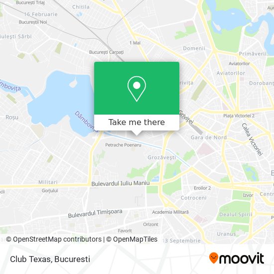 Club Texas map