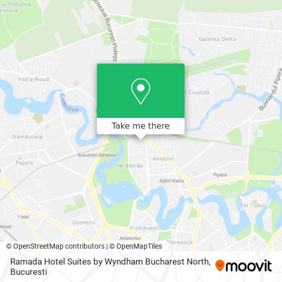 Ramada Hotel Suites by Wyndham Bucharest North map