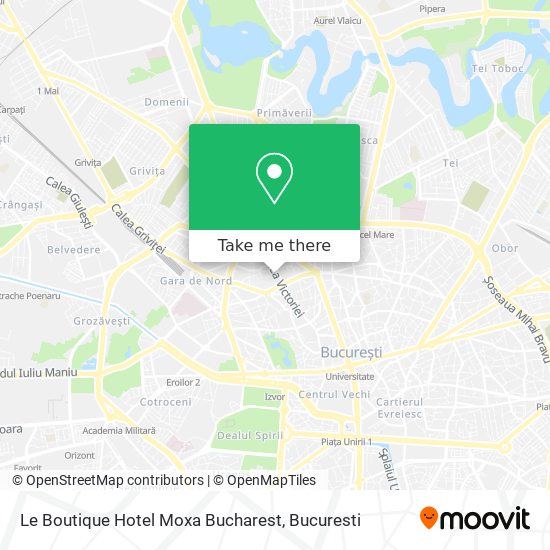 Le Boutique Hotel Moxa Bucharest map
